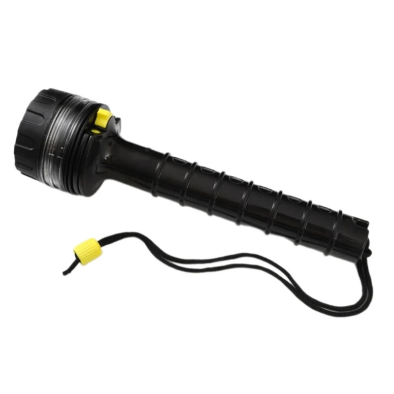 Scuba Diving Waterproof Flashlight LED Light 60 Meter Deep Underwater Torch
