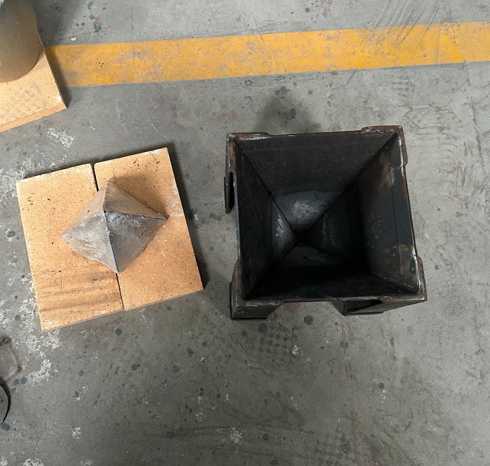 Smelting Mold - Melting Mold - Made from Steel - 8" x 8"