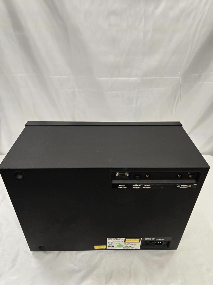 NSM CD 100 Disc Library System CD3101AC + CD3101 Untested Powers On