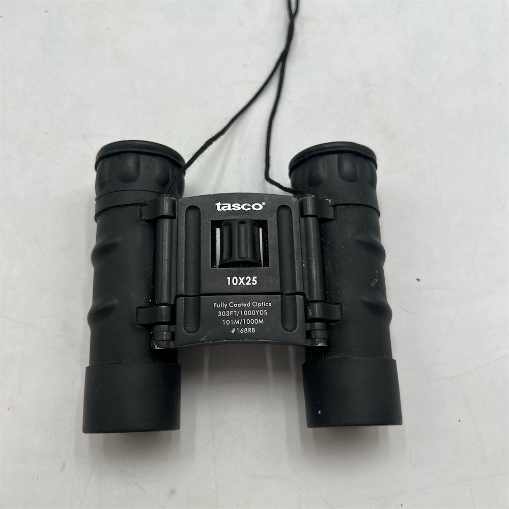 Tasco 10x25 Compact Binoculars Fully Coated Optics Lightweight