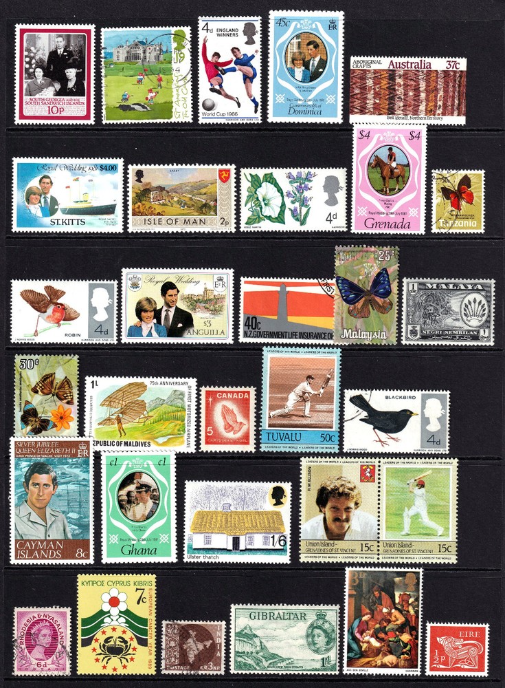 British Commonwealth mounted mint and used selection 22