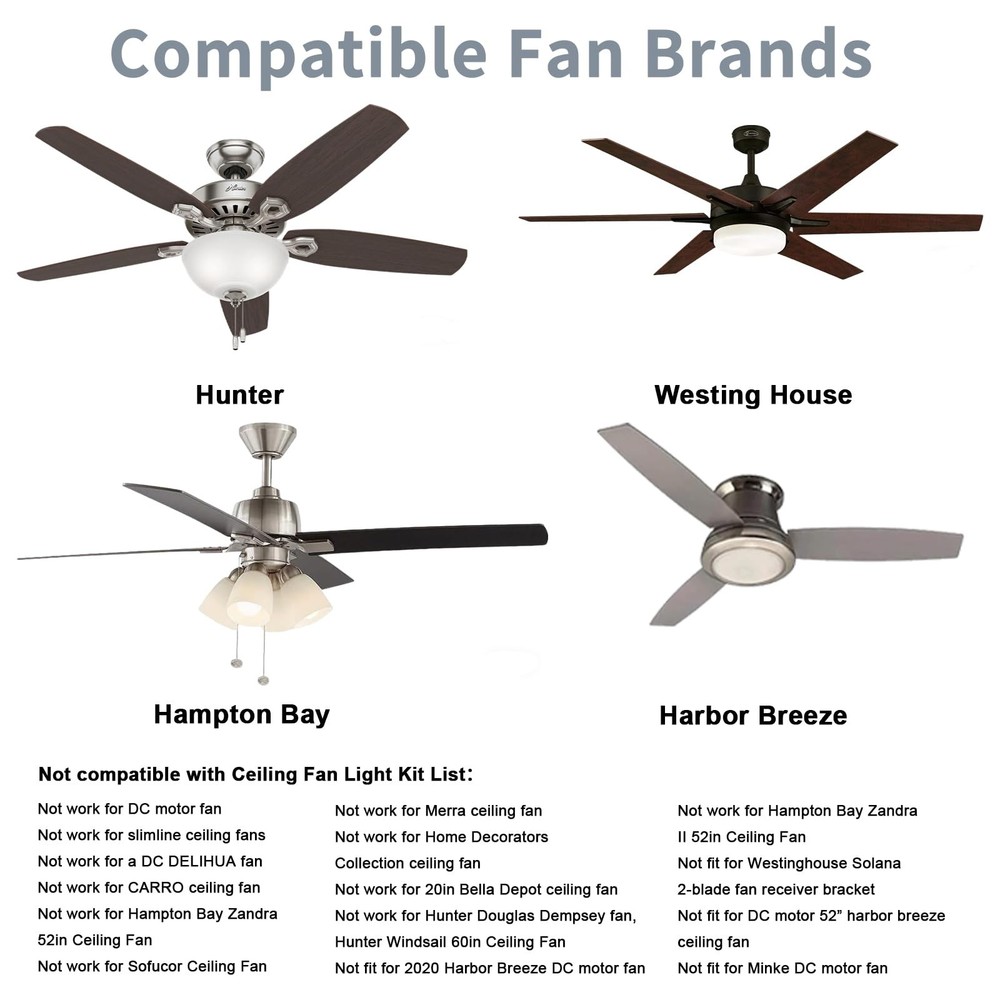 Ceiling Fan Remote Control Kit, Universal Ceiling Fan Remote Control Kit, Cei...