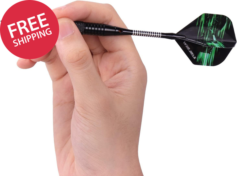 Soft Tip Darts Set 12 Pack 18 Gram with 100 Extra Tips Plastic Tip Board Game
