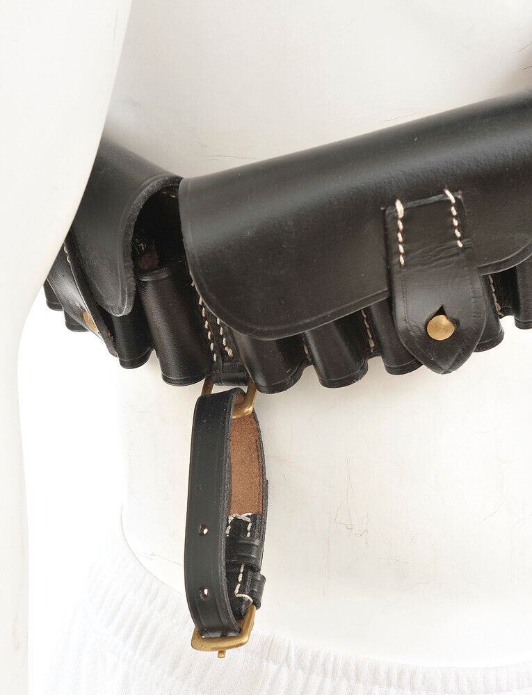 British Martini-Henry Bandolier P-1882 Black Leather