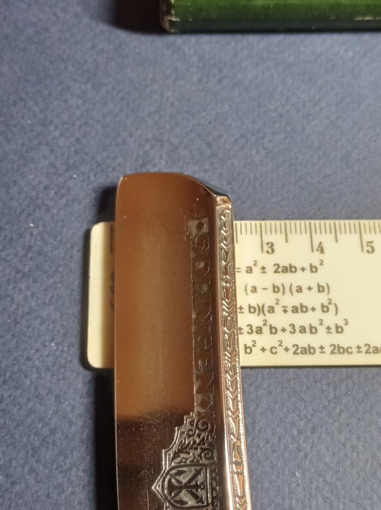 Vintage sstraight razor "Areuka" Solingen