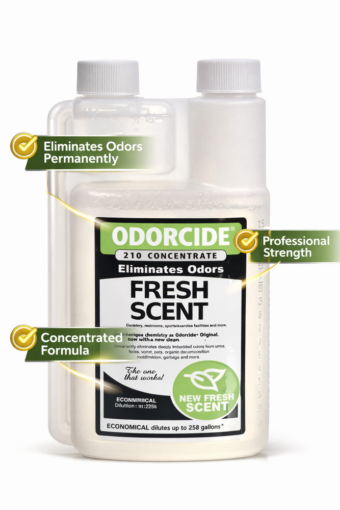 Odorcide 210 Concentrate Odor Eliminator Fresh Scent Professional Deodorizer
