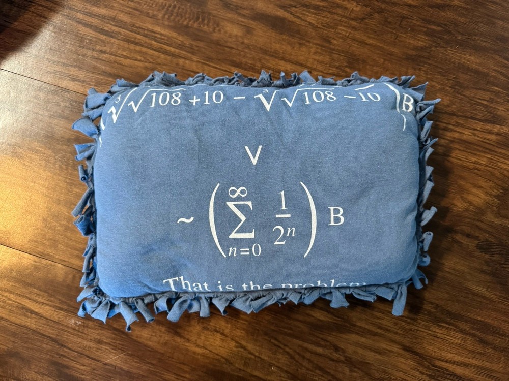 Handmade Small Novelty Math Pillows