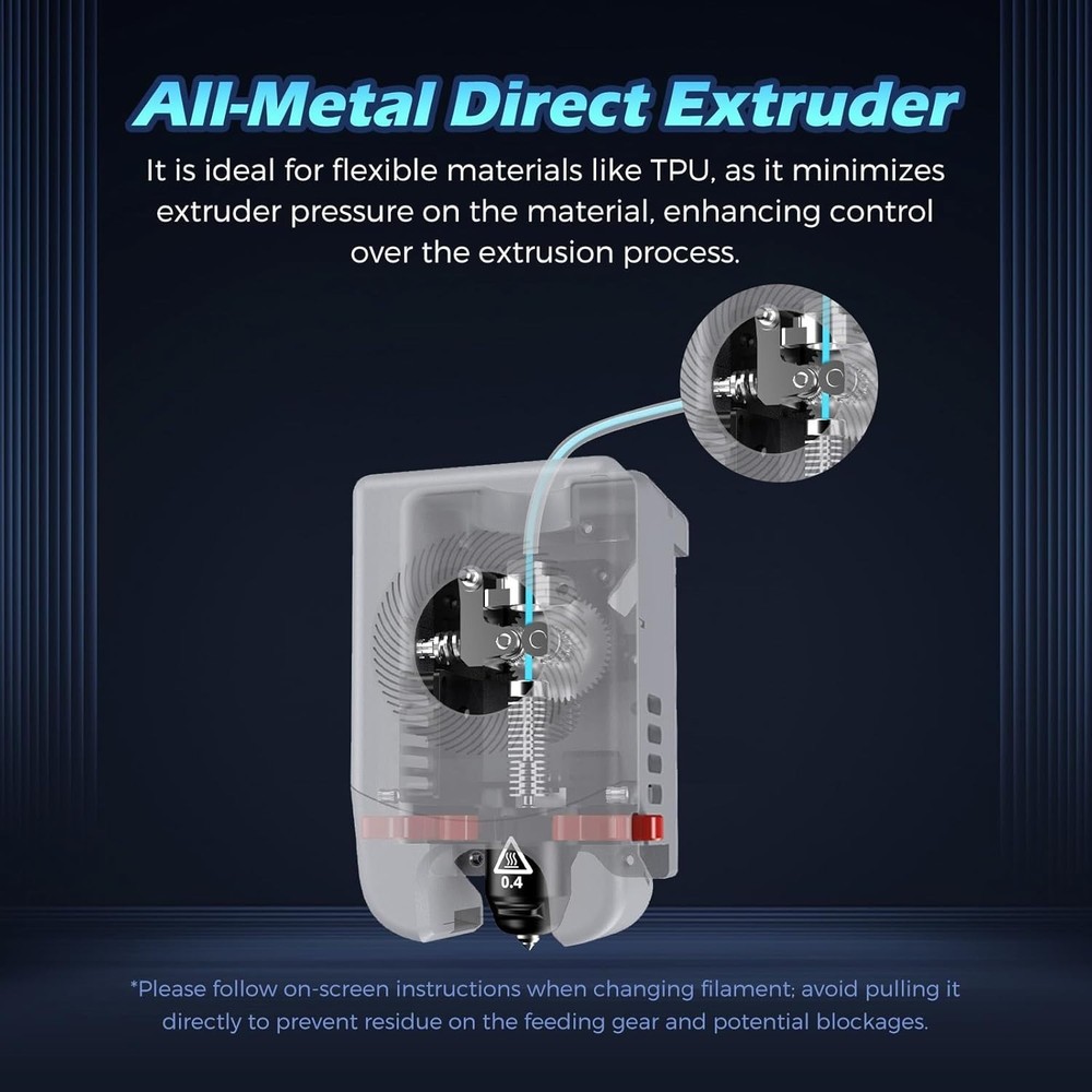 Adventurer 5M Pro High-Flow 3D Printer Extruder Assembly for Precision Printing