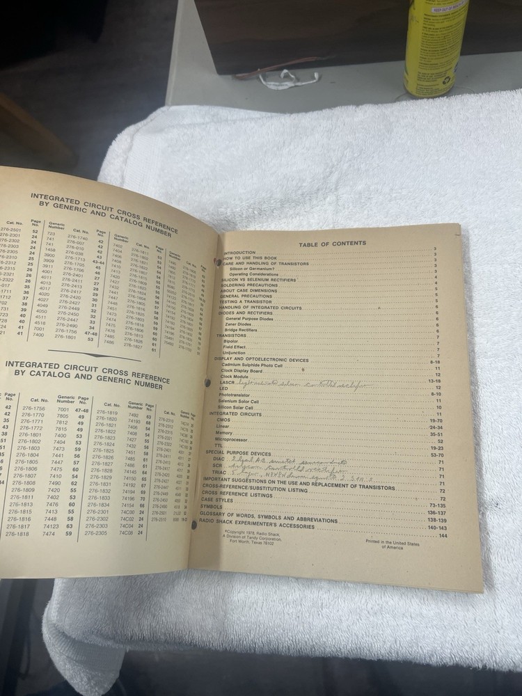 Archer Semiconductor Reference & Application Handbook 1978 Radio Shack 276-4002