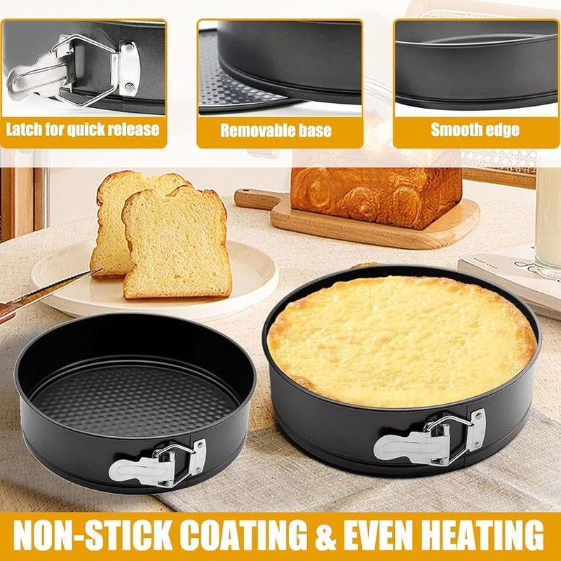 Baking Supplies Set Springform Pans Cake Decorating Tools Essential Gifts New