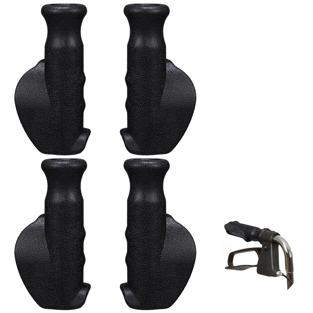 Datanly 2 Pair Universal Rollator Hand Grip Replacement Parts for black
