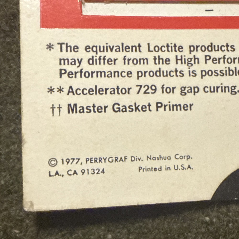 Vintage LOCTITE Adhesive Problem Solver Slide Rule Selector USA 🇺🇸 Excellent