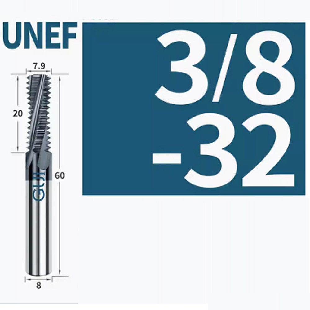 3/8-32 CARBIDE THREAD MILL - TiALN COATED