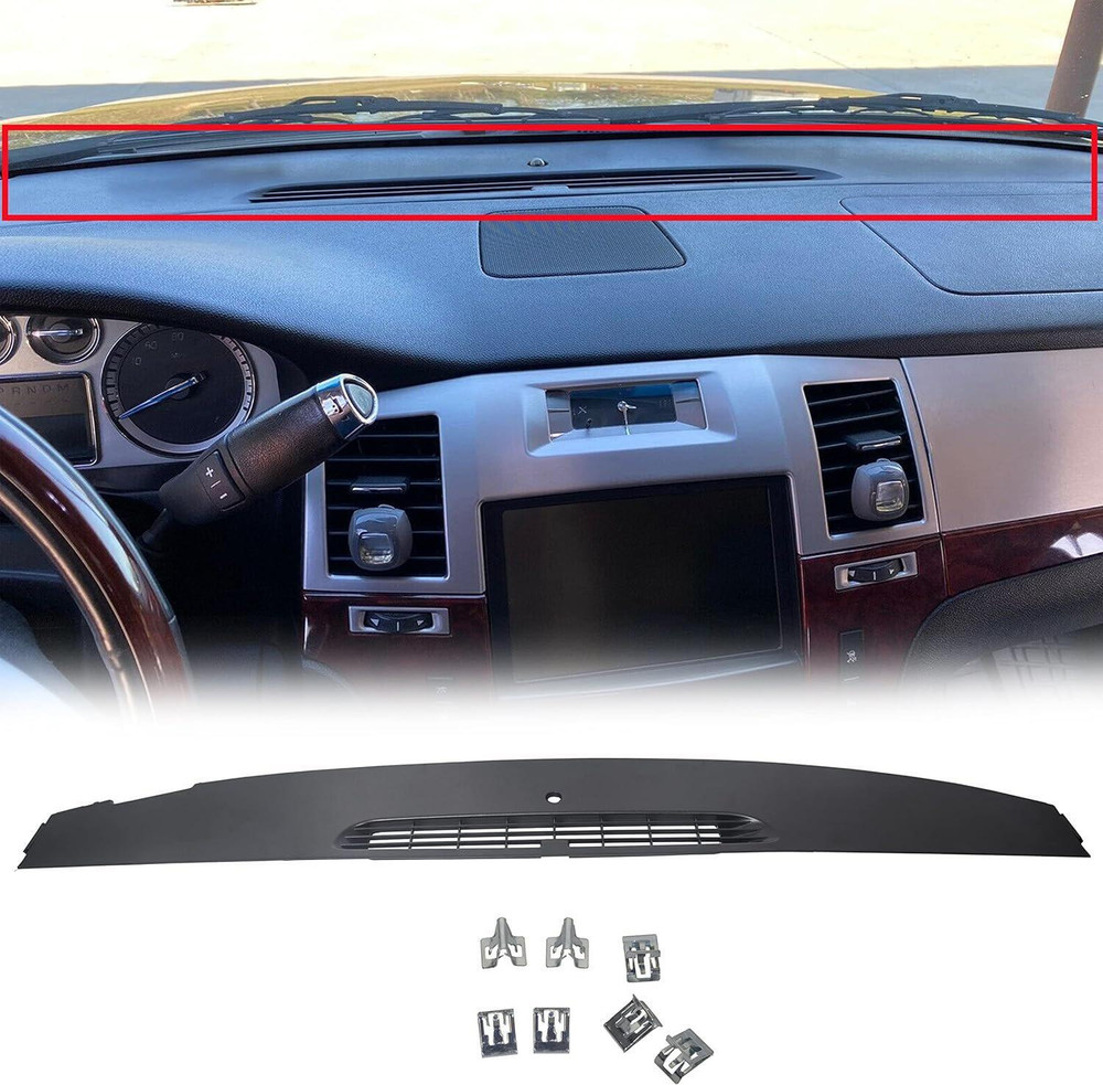 Molded Front Dash Compatible with 2007-2013 Cadillac Escalade Avalanche/Silv