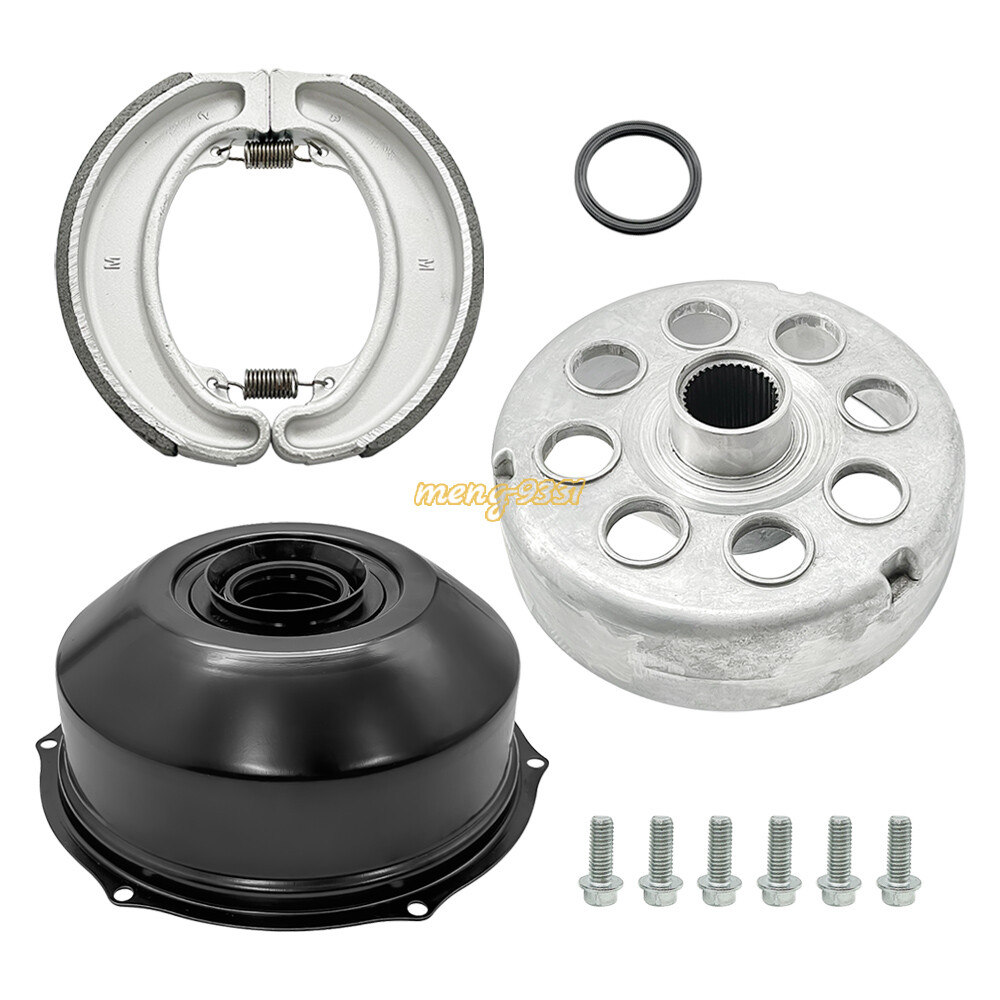 Rear Brake Drum Hub & Cover Shoes for Honda TRX300 TRX300FW Fourtrax 1988-2000