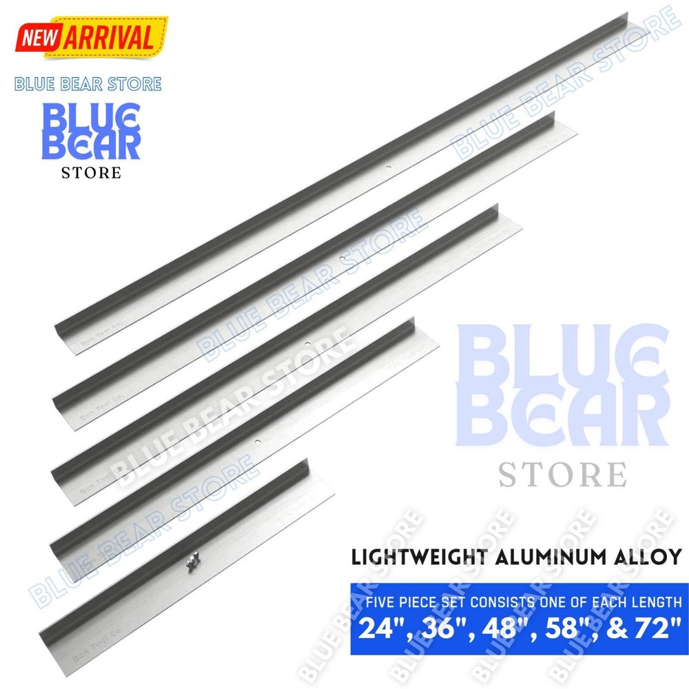 Aluminum Straightedge Set for Tile Work Pulling Wall Levelling/ Flattening Floor