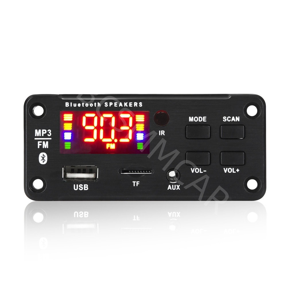 Bluetooth 5.0 Decoder Board MP3 Player 12V Car FM Radio Module Speaker 2x25W