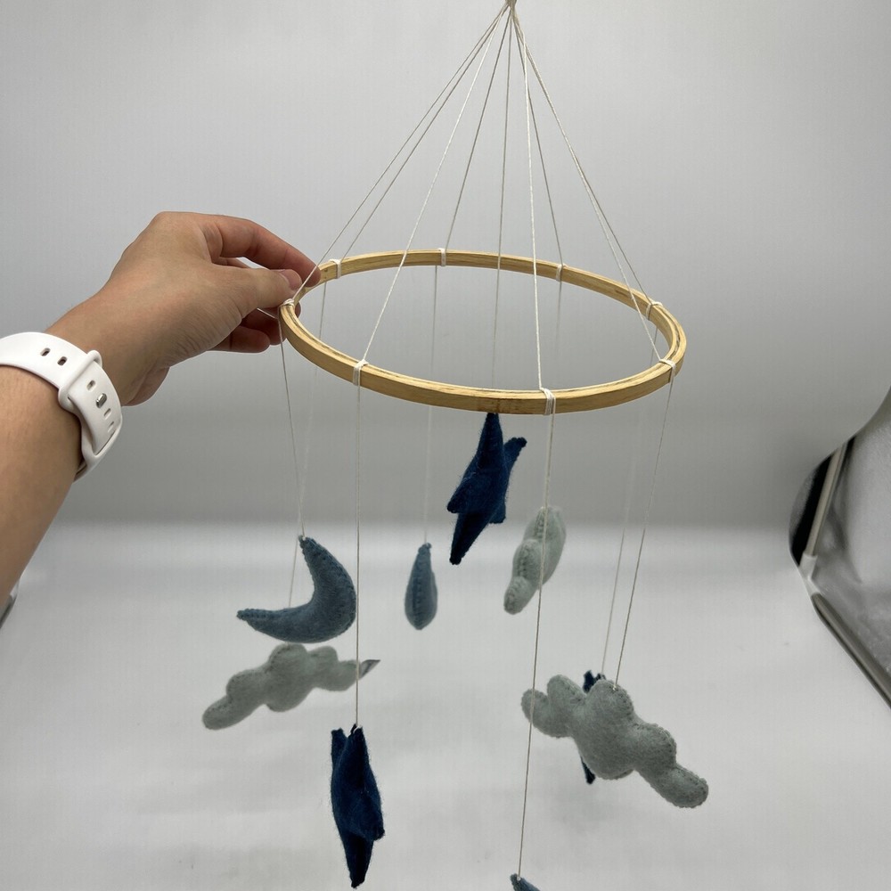 Gamcha Mobile, Cloud/Moon/Stars, Blue
