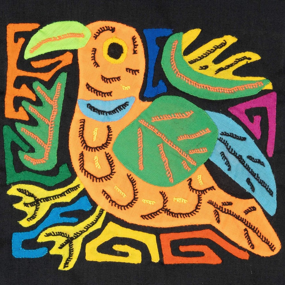Multicolor Orange And Green Bird Molita