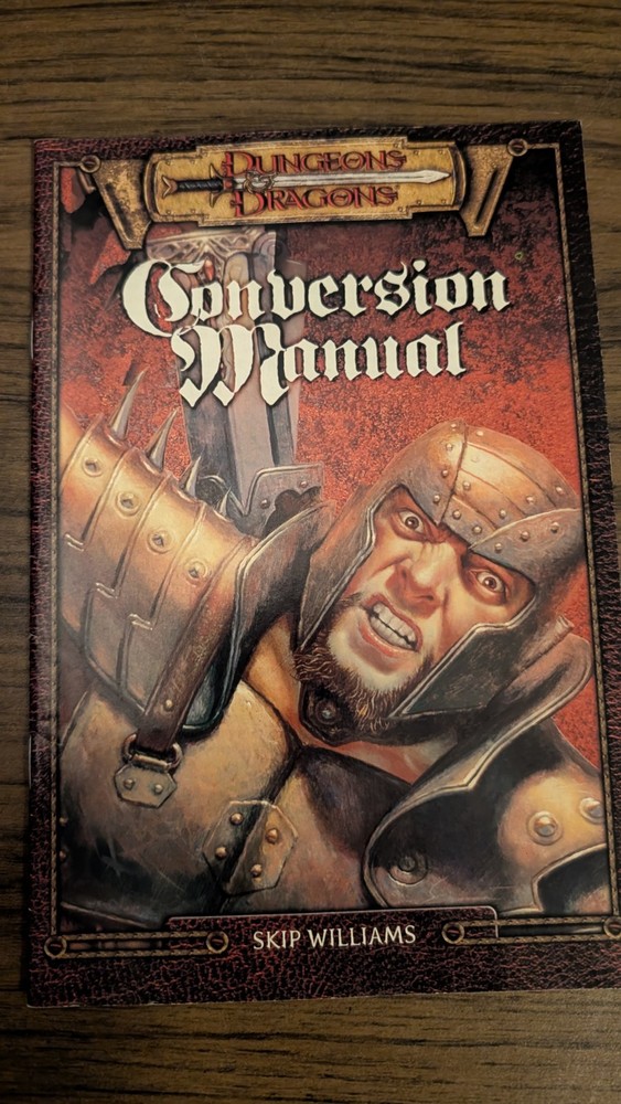 D&D 3rd Edition Conversion Manual 2000 Skip Williams WOTC