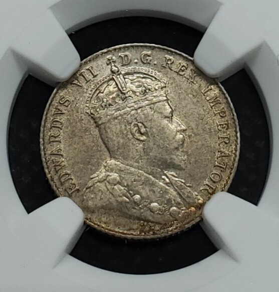 1907 Canada 10 Cents | NGC AU55