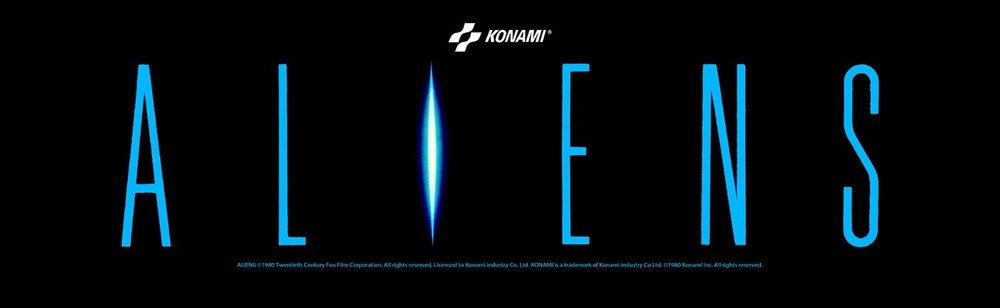 Aliens Arcade Marquee For Header/Backlit Sign