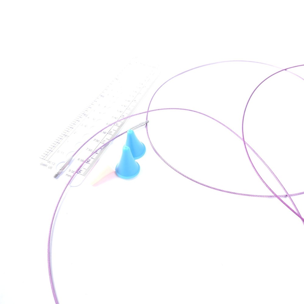 Aeelike Aluminu Interchangeable Knitting Needles Set, Circular Knitting Needles