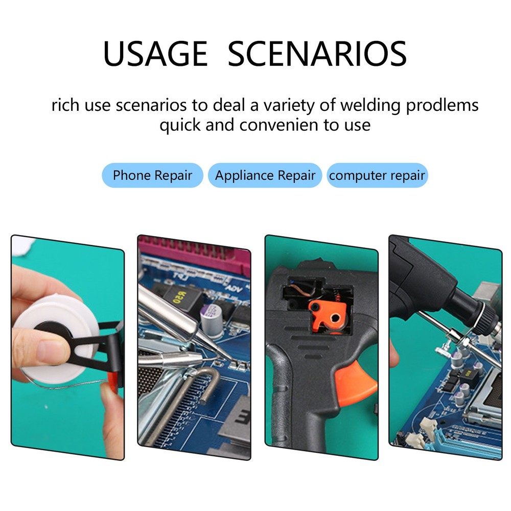 Multi-Function Iron Welder Automatic Hand-Held Solder Iron High accuracy 110Vq0