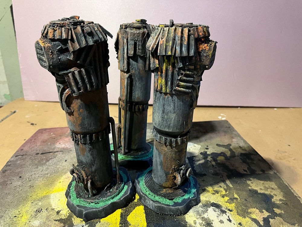 wh40k The Elysium Outpos Scratch built Handcrafted Sci-Fi Wargame Terrain