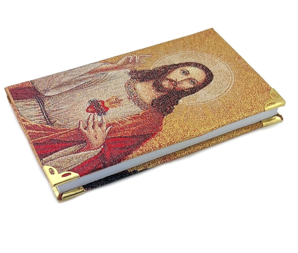 Sacred Heart of Jesus Prayer Journal Tapestry Icon Notepad Religious Gift