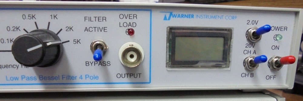 Warner Instruments LPF202A Low Pass Bessel Filter
