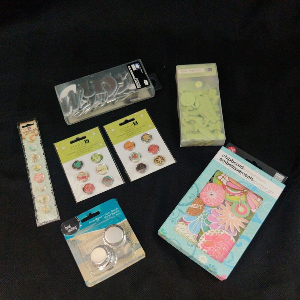 Scrapbooking Various Items Mixed Lot