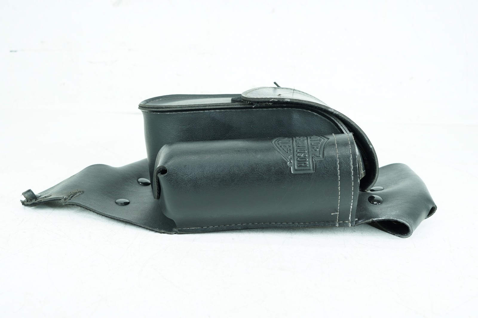 01 Harley Touring Electra Glide Ultra OEM Onboard Tool Bag Leather Storage Torn