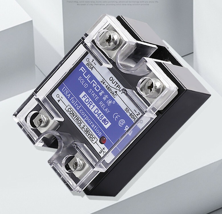 FDR1 D4880 80A DC Controlled AC Single Phase Solid State Relay SSR-80DA