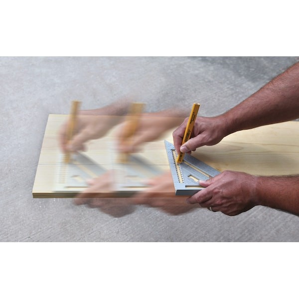 Johnson Level & Tool Ras-1B Rafter Angle Square, 7 In, Aluminum