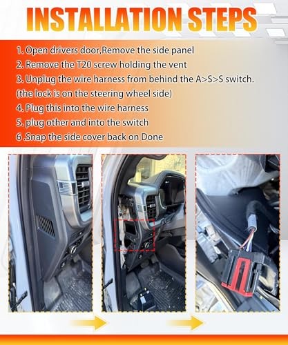 Auto Idle Stop Start Eliminator Disable Compatible with Ford F150 2025 Disable