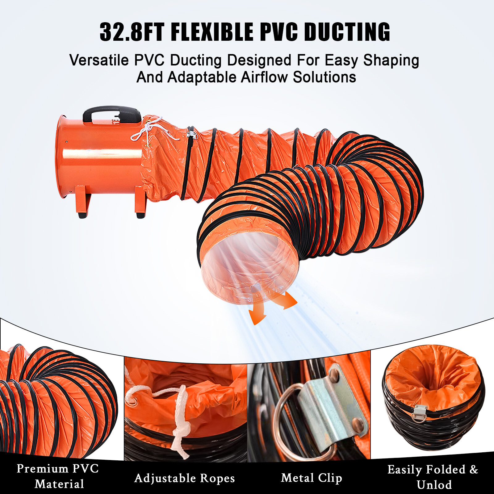 Exhaust Fan Ventilation Paint Booth Utility Blower, Utility Blower Fan, Portable