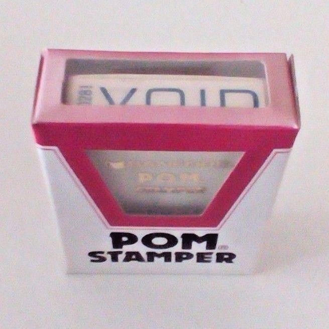 Sanford POM Stamper "VOID" Pre-Inked in BLUE