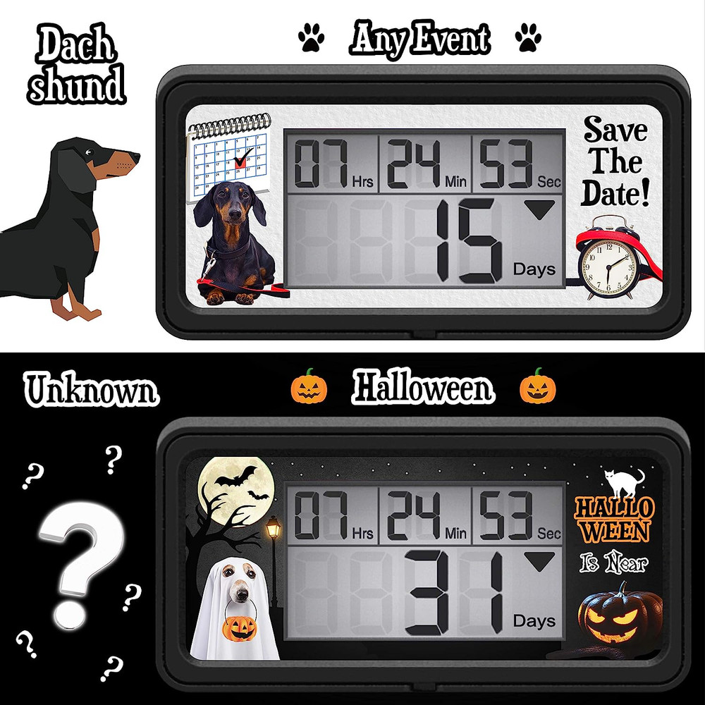 Veriss Digital 9999 Days Countdown Clock Timer with Backlight - Count Down Your