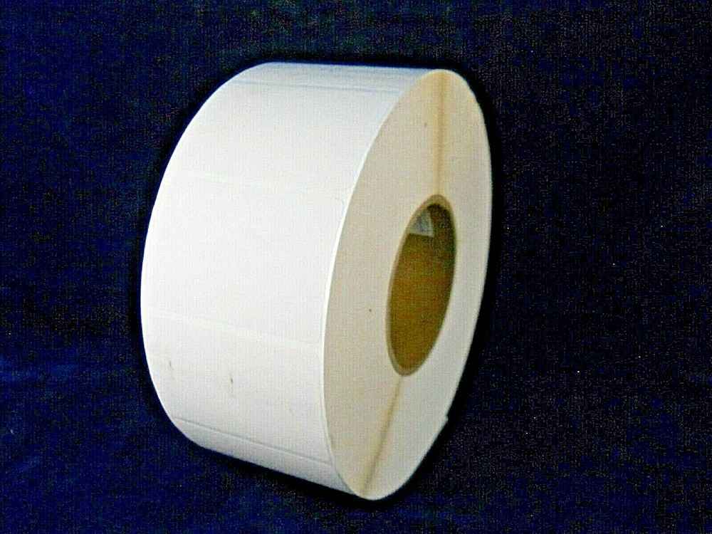 RECTANGULAR THERMAL LABELS ROLLS,3" X 2", 2455855-100, 3000 PER ROLL