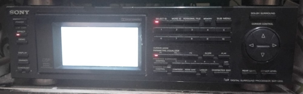 Vintage Sony Liberty SDP-V810 Digital Sound Processor Graphic Equalizer Analyzer