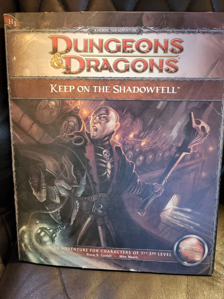 Keep On The Shadowfell. D&D Super Clean Copy.