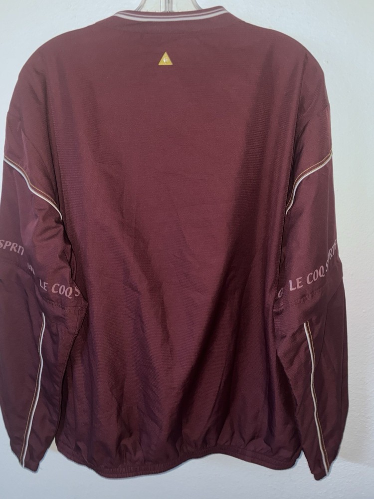 Le Coq Sportif Golf Collection Pullover Jacket LL Maroon