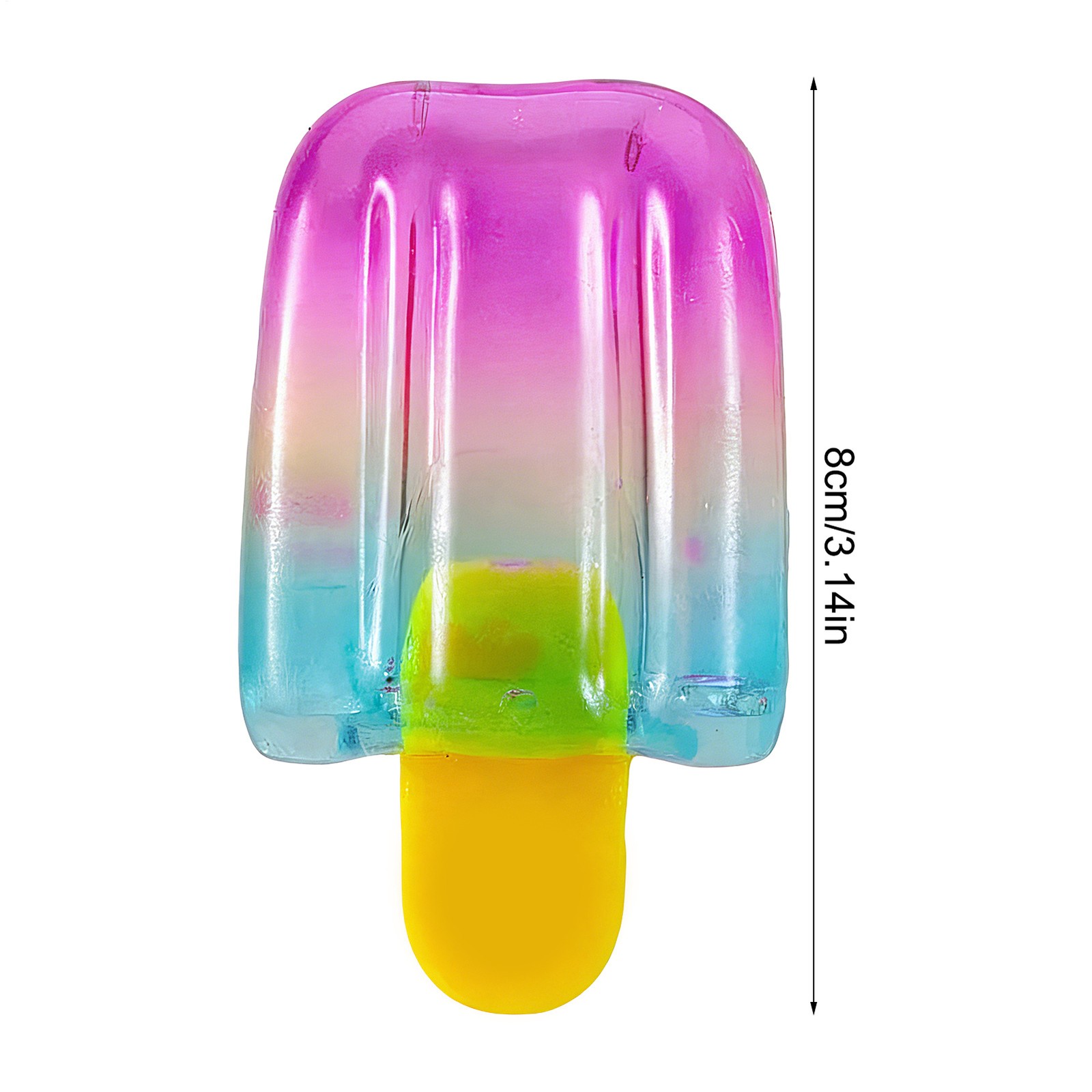 3pcs NeeDoh Nice-Sicle Fidget Squish Toy Popsicle- Random Colors