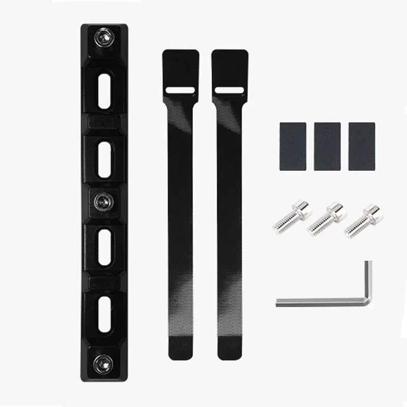 Bicycle Bottle Cage Mount Anywhere Adapter Adjustable Water Frame Fork Rack Set