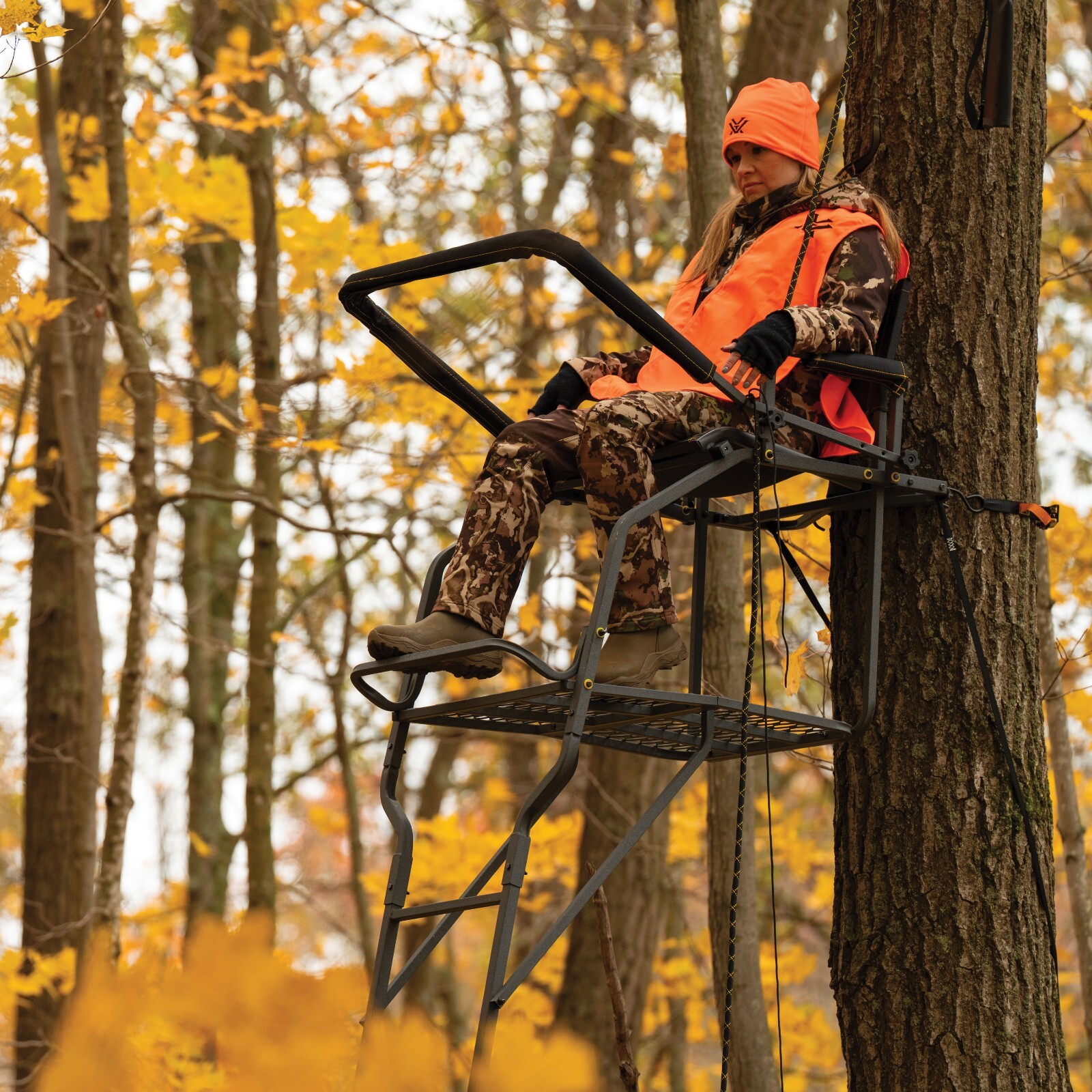 Rivers Edge® Big Timber™ 1.5 Man Ladder Stand, 18’6” Height, RE677