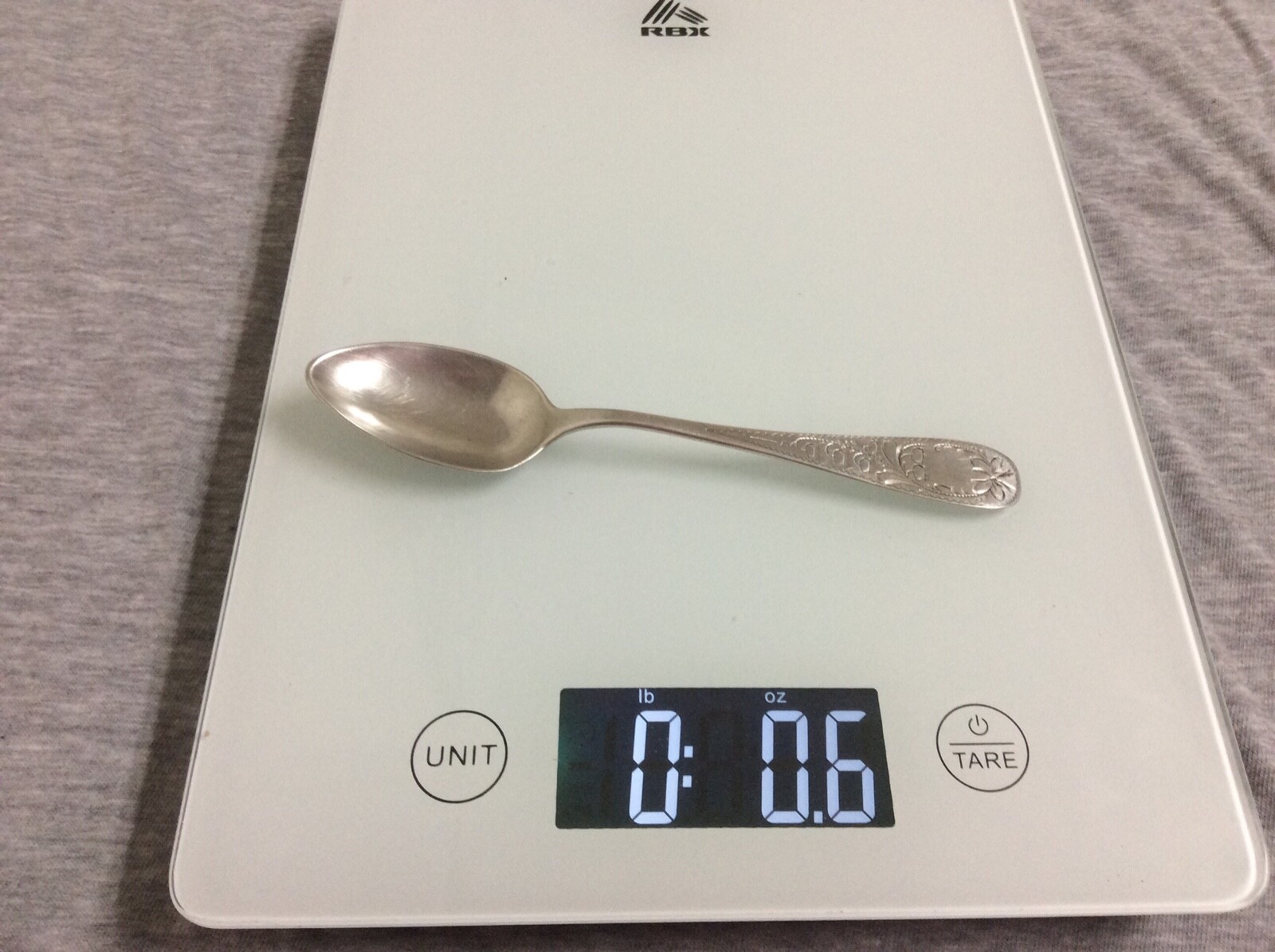 Antique German Walter Hermann 800 Silver Teaspoon 5 1/2”