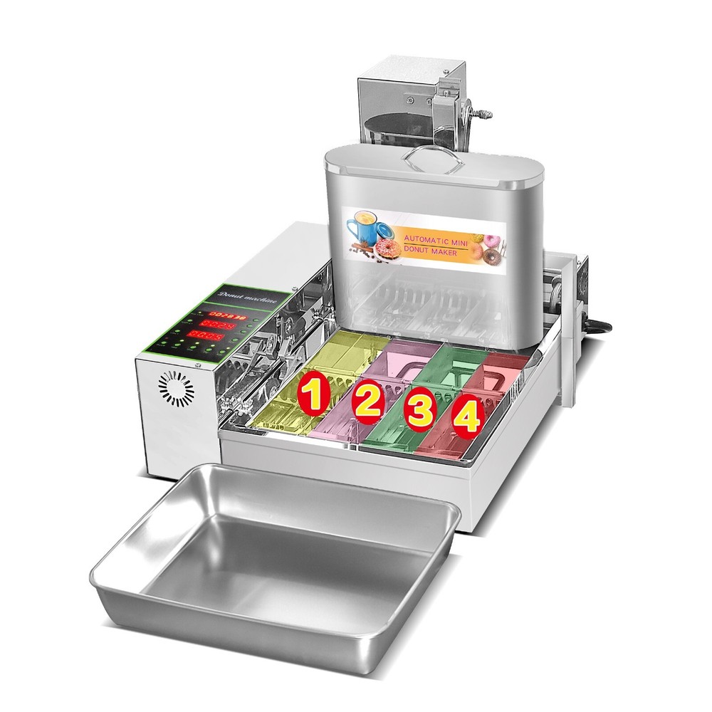 Kolice Commercial Mini 4 Rows Donuts Machine,Doughnut Maker,Frying Donuts Maker
