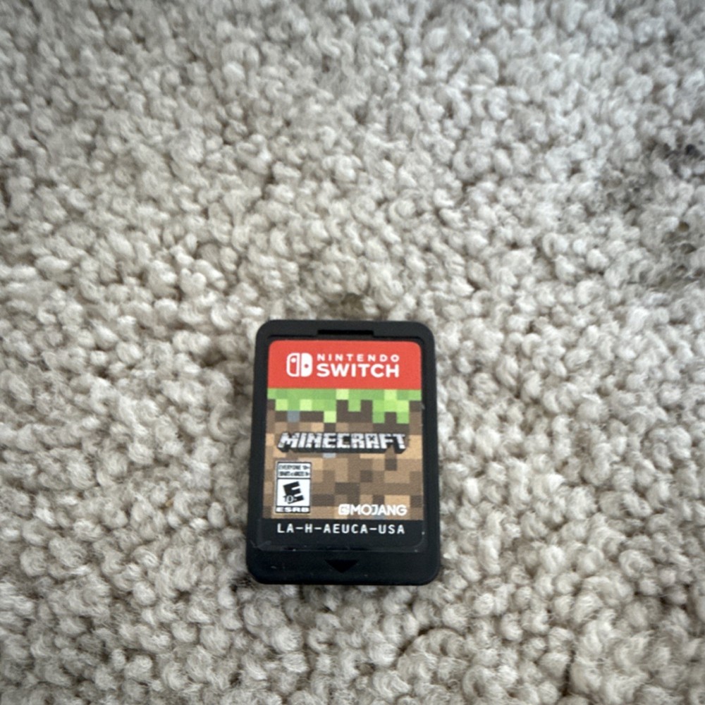 Nintendo Switch Console Bundle w/ Mario Party, Super Mario, Minecraft, Case