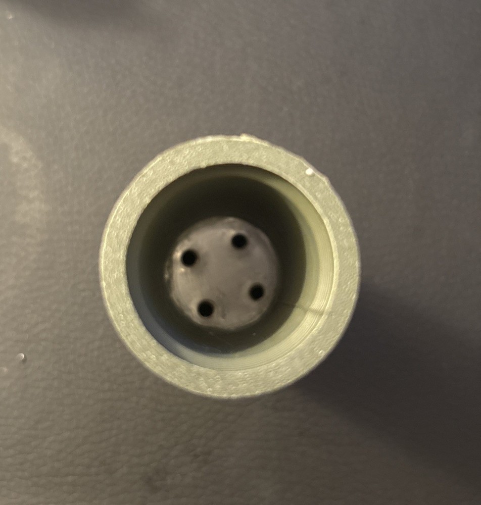 Raw Fluted 4-Pin UX4 Coil Form (1 Count)